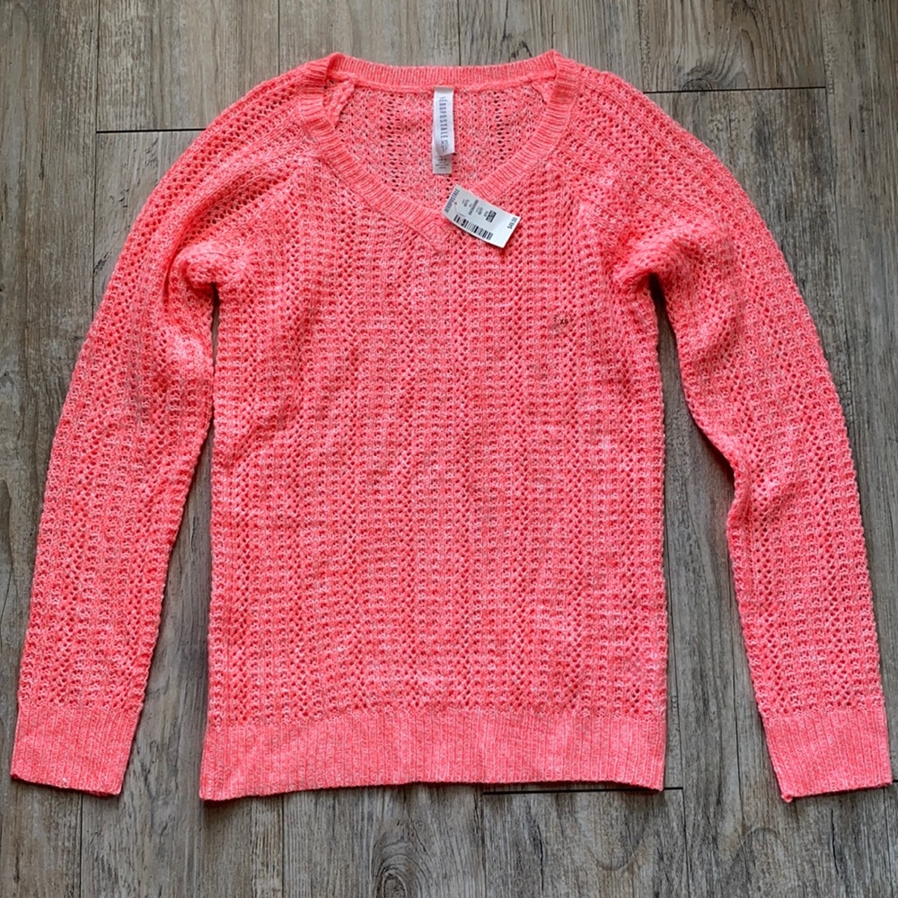Coral sweater
